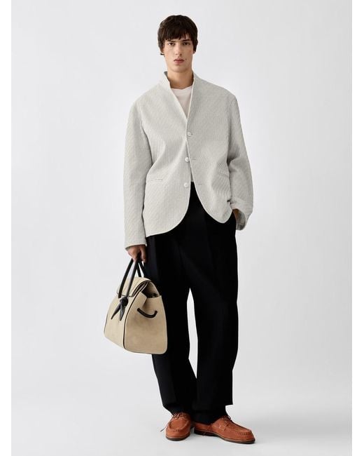 Jacquemus White La Veste Palmier