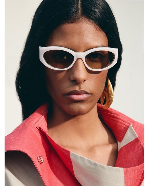 Jacquemus Natural The Ovalo Sunglasses