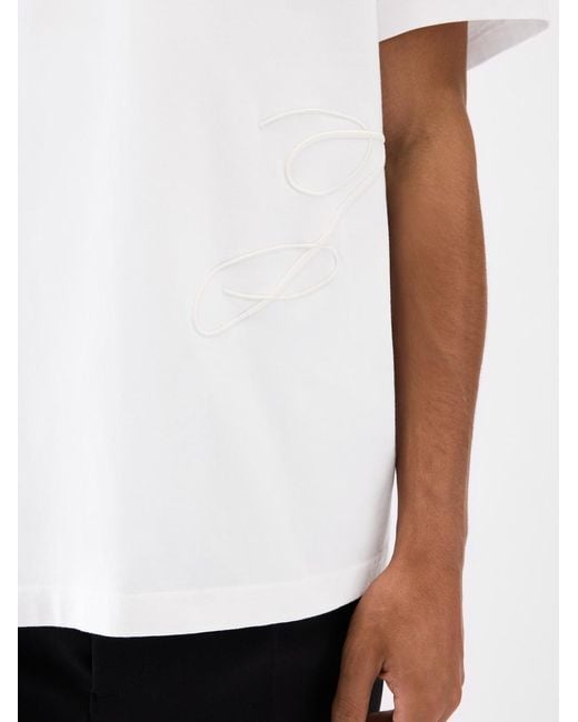 Jacquemus White The J Short-Sleeve T-Shirt for men