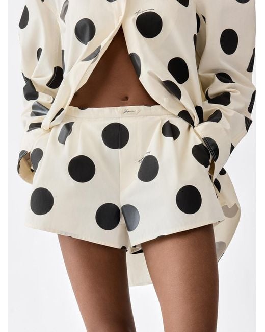 Jacquemus White Die Amelo Shorts
