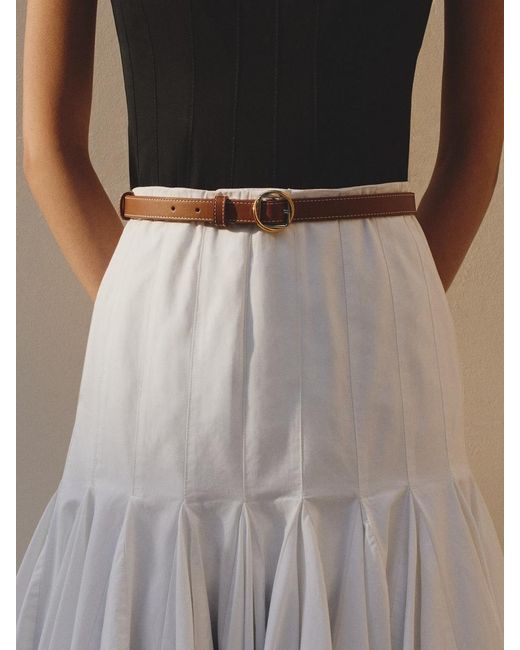 Jacquemus White The Thin Salon Belt