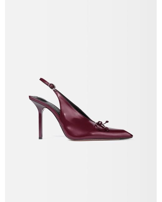 Slingback Alte Cubisto di Jacquemus in Purple