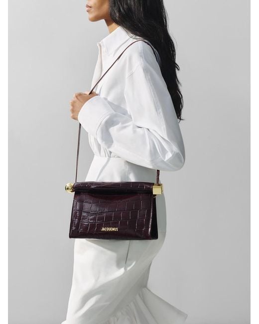 Jacquemus White The Rond Carré Bag