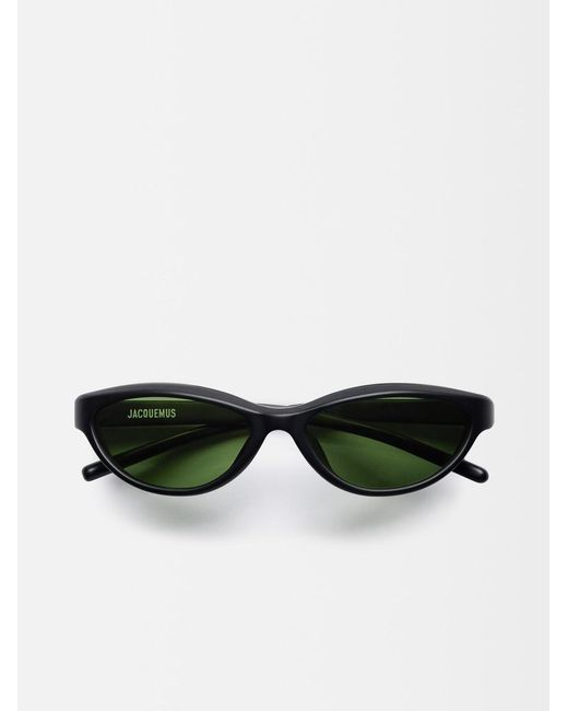 Jacquemus Green The Curvo Sunglasses