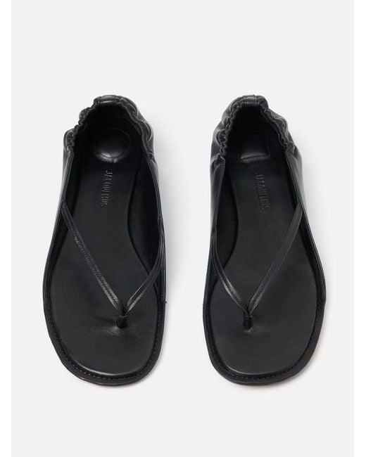 Jacquemus White The Flat Sandals