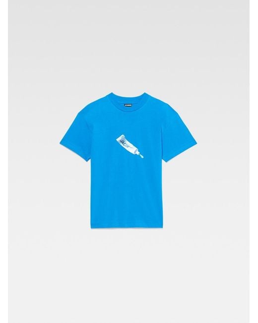 Jacquemus Blue Le T-Shirt Dentifrice