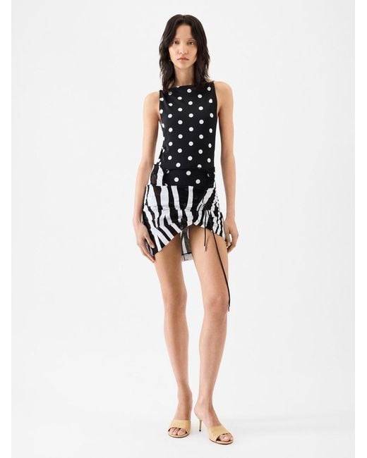 Jacquemus White The Spiaggia Mini Skirt