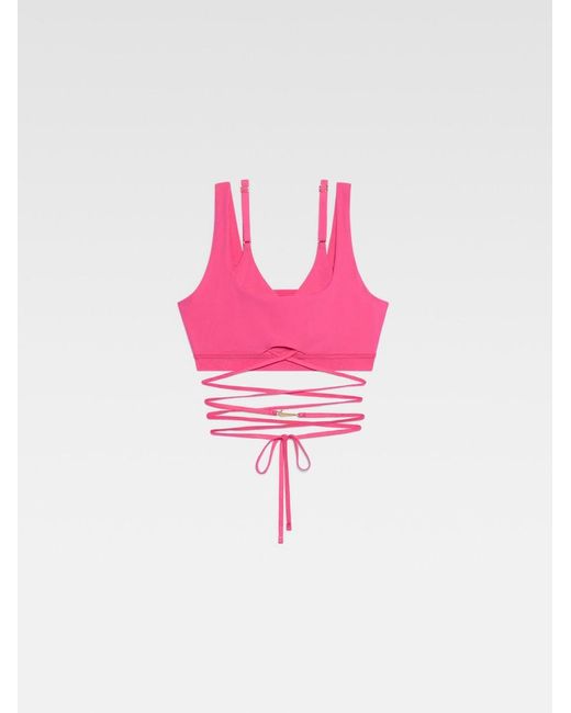 Jacquemus Pink La Brassière + Nike