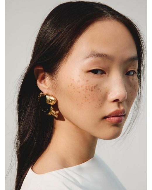 Jacquemus Black The Poisson Earrings