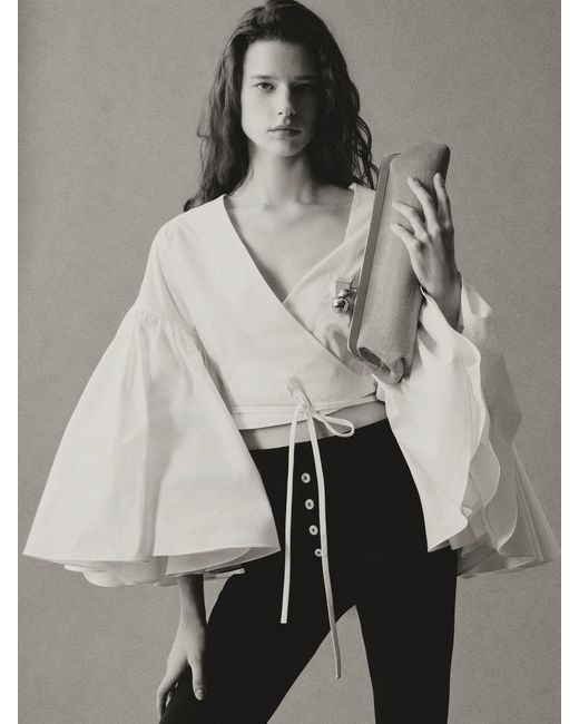 Jacquemus Red The Salon Clutch