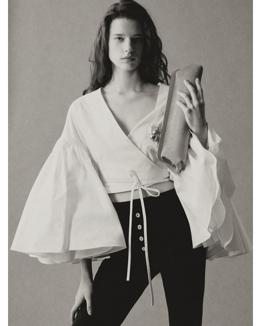 Jacquemus Red The Salon Clutch