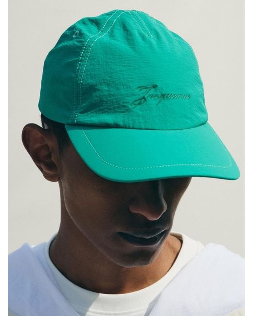 Jacquemus Green The Baluchon Baseball Cap