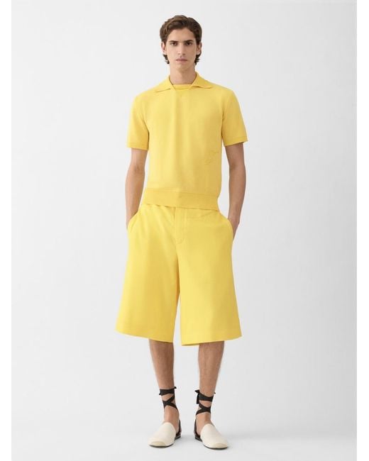Jacquemus Yellow The J Knit Polo