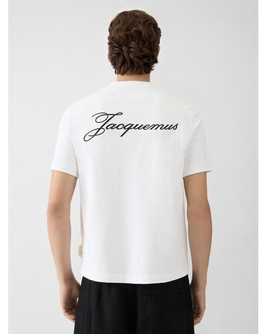 Jacquemus White The Logo T-Shirt