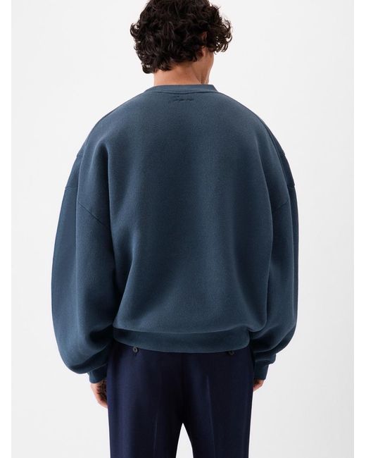 Jacquemus Blue The J Sweatshirt for men
