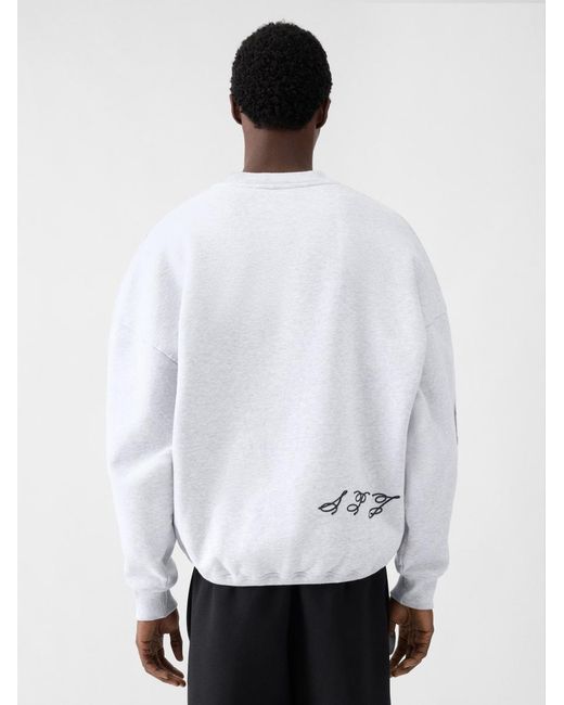 Jacquemus White The Âne Sweatshirt