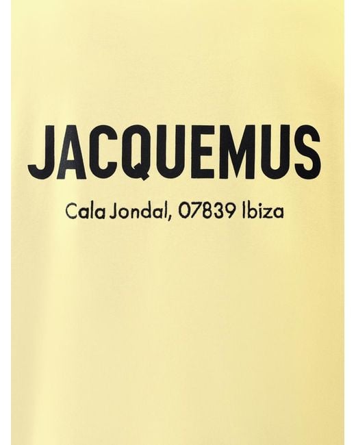Jacquemus Yellow The Ibiza Address T-Shirt