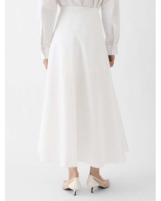 Jacquemus White The Triangle Skirt