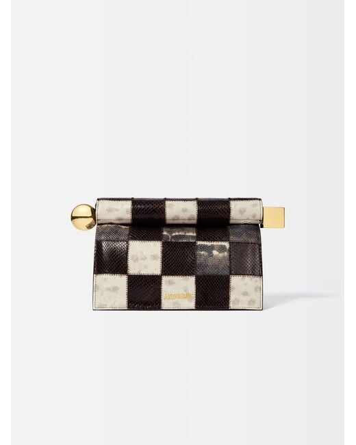 Jacquemus Black The Rond Carré Clutch