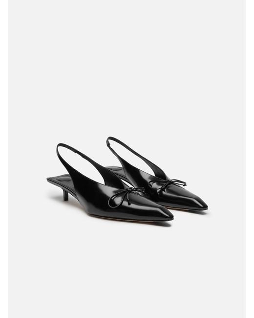 Jacquemus White The Low Cubisto Slingbacks