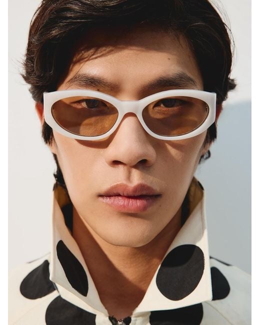 Jacquemus Natural The Ovalo Sunglasses