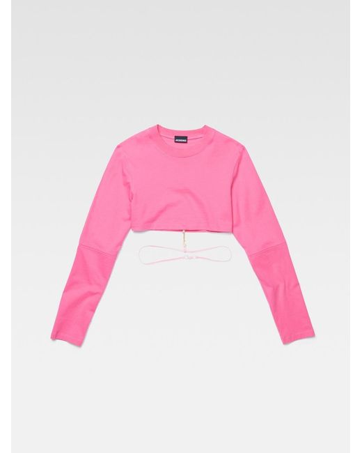Jacquemus Pink Le T-Shirt Pino