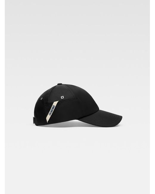 Jacquemus Black The Ovalie Cap