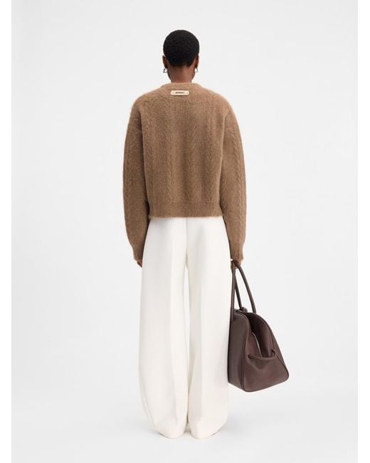 Jacquemus White The Nuvola Sweater