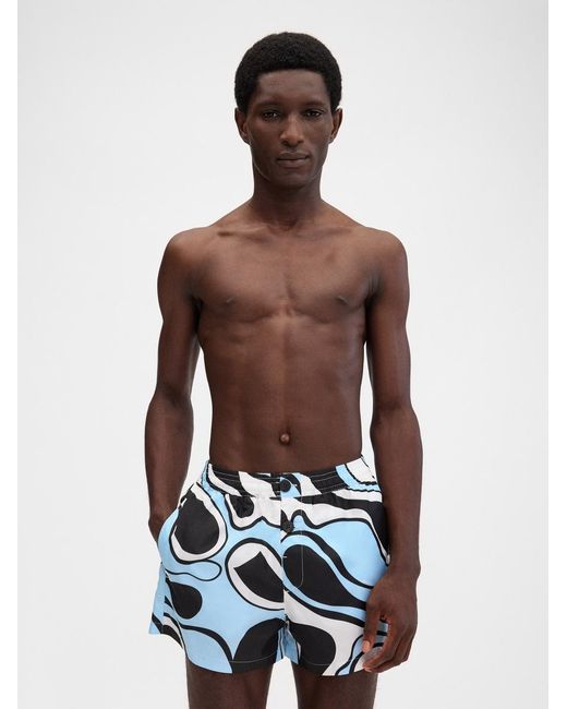 Jacquemus Blue The Puntini Swimsuit for men