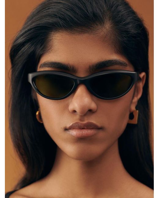 Jacquemus Green The Curvo Sunglasses