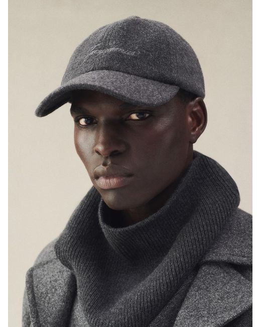 Jacquemus Black The Cachemiro Baseball Cap