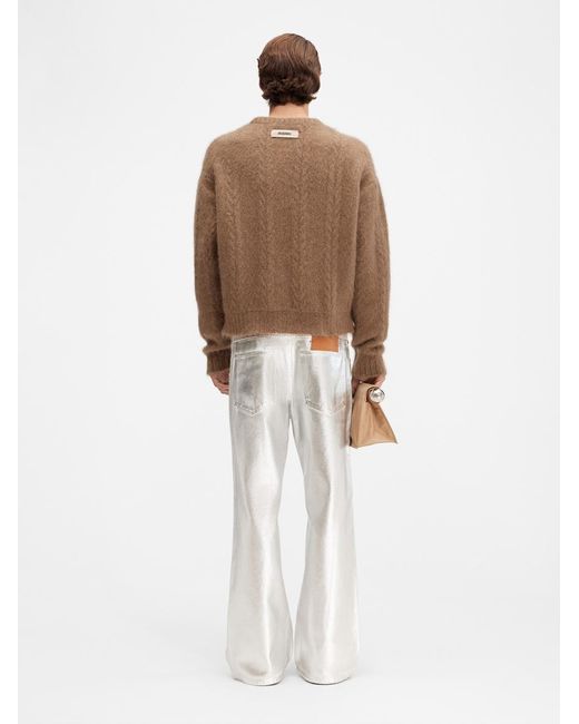 Jacquemus White Der Nuvola Pullover