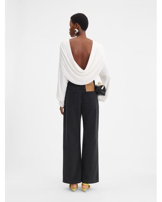 I Pantaloni Larghi di Jacquemus in White