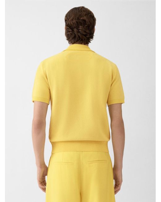 Jacquemus Yellow The J Knit Polo