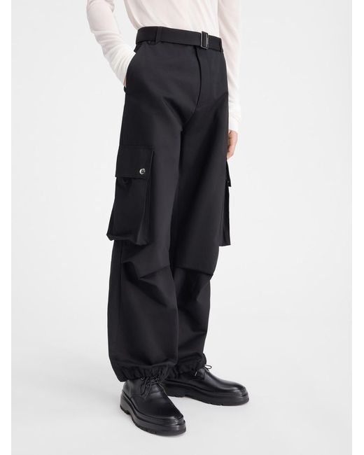 Jacquemus White The Cargo Pants for men