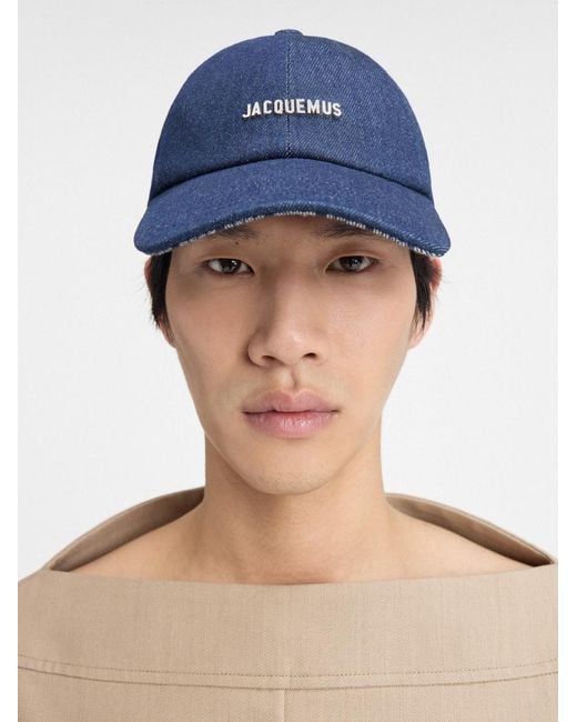 Jacquemus La Casa 'la Casquette Gadjo' Denim Cap in Blue | Lyst