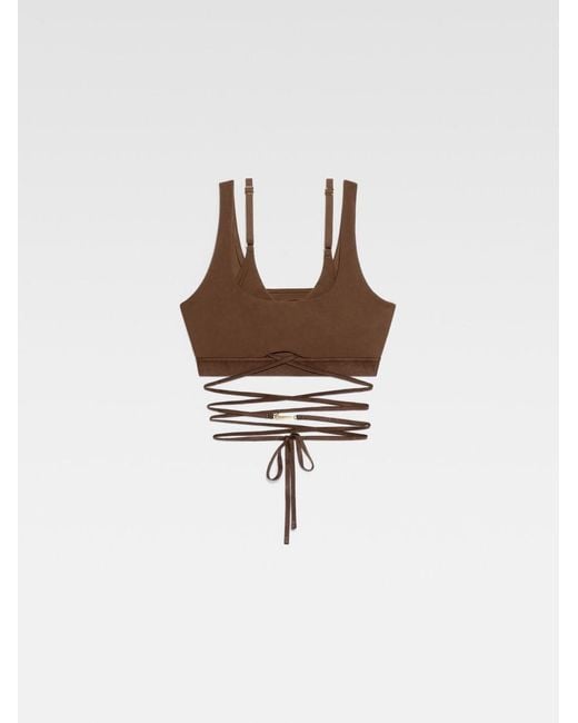 Jacquemus White La Brassière + Nike