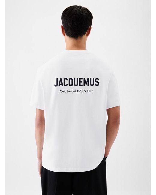 JACQUEMUS ホワイト 半袖Tシャツ JACQUEMUS ホワイト 半袖Tシャツ