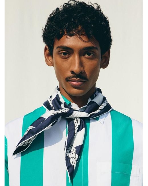 Jacquemus Blue The Bateau Corde Scarf for men