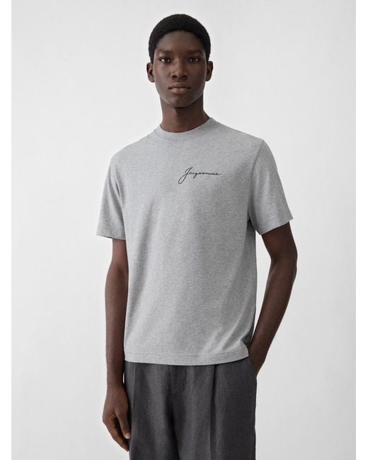Jacquemus Gray The London Corgi T-Shirt