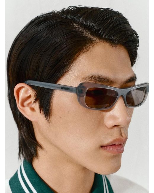 Jacquemus Gray The Capri Sunglasses