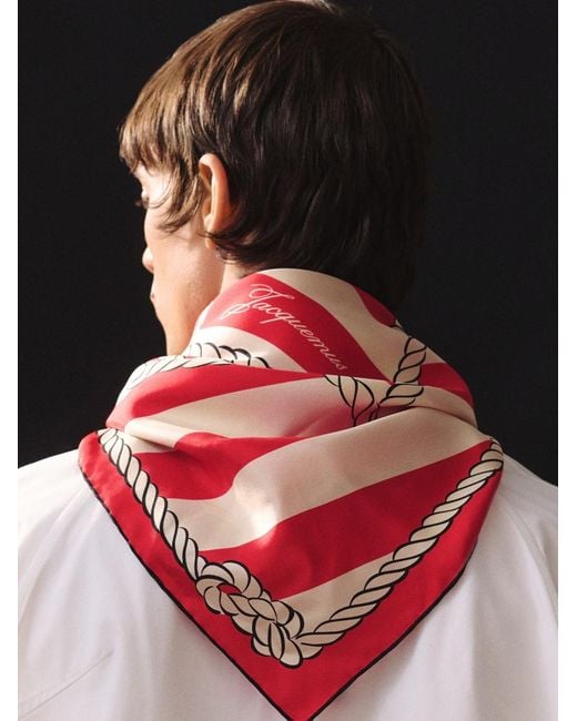 Sciarpa Bateau Corde di Jacquemus in Red