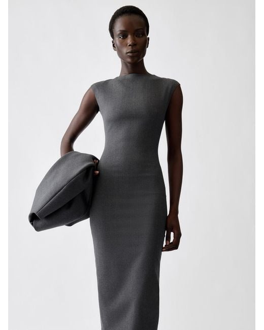 Jacquemus Black Das Alba Midikleid