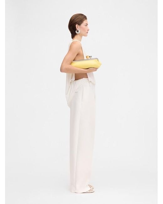 Jacquemus White The Peplo Top