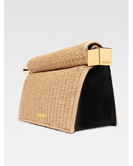 Jacquemus Natural Die Rond Carré Clutch