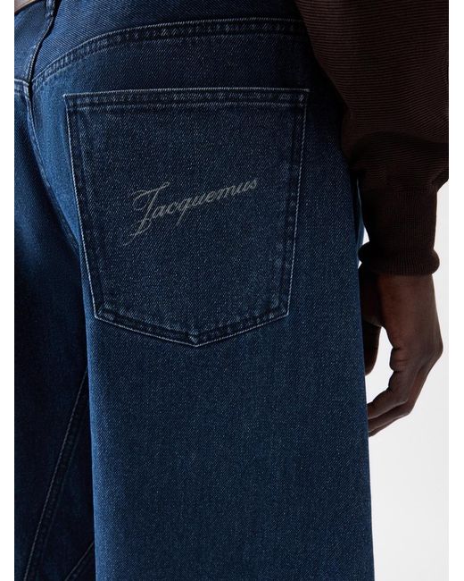 Jacquemus Blue The Espiral De-Nîmes Denim Pants