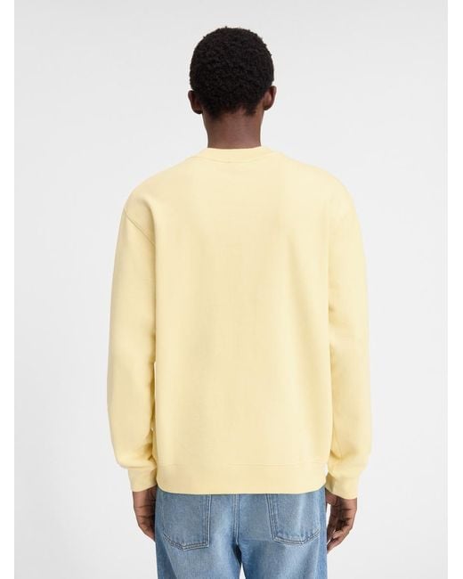 Jacquemus Yellow Sweatshirt With Logo