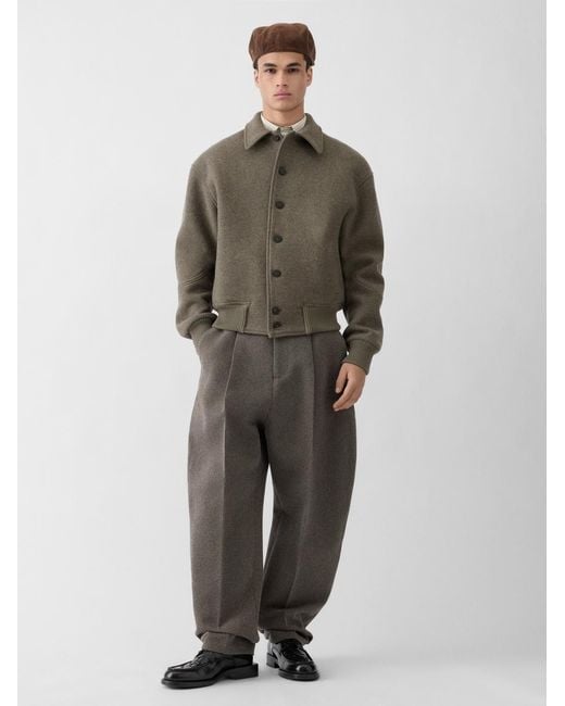 Jacquemus Green The Feltro Bomber Jacket