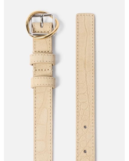 Jacquemus White The Thin Salon Belt