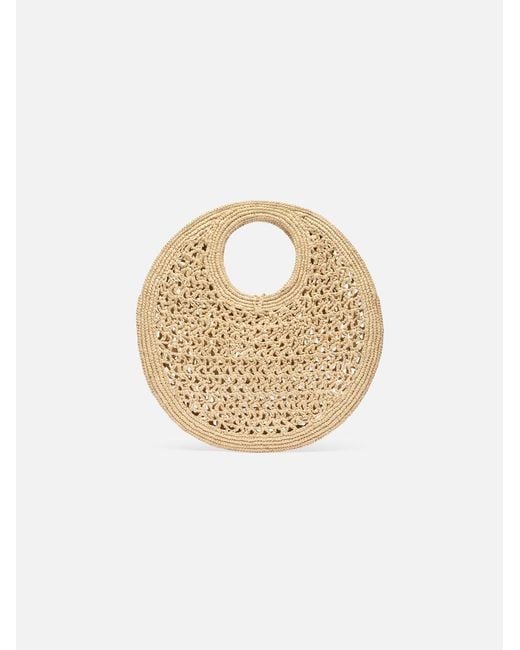 Jacquemus White The Spiaggia Small Round Bag